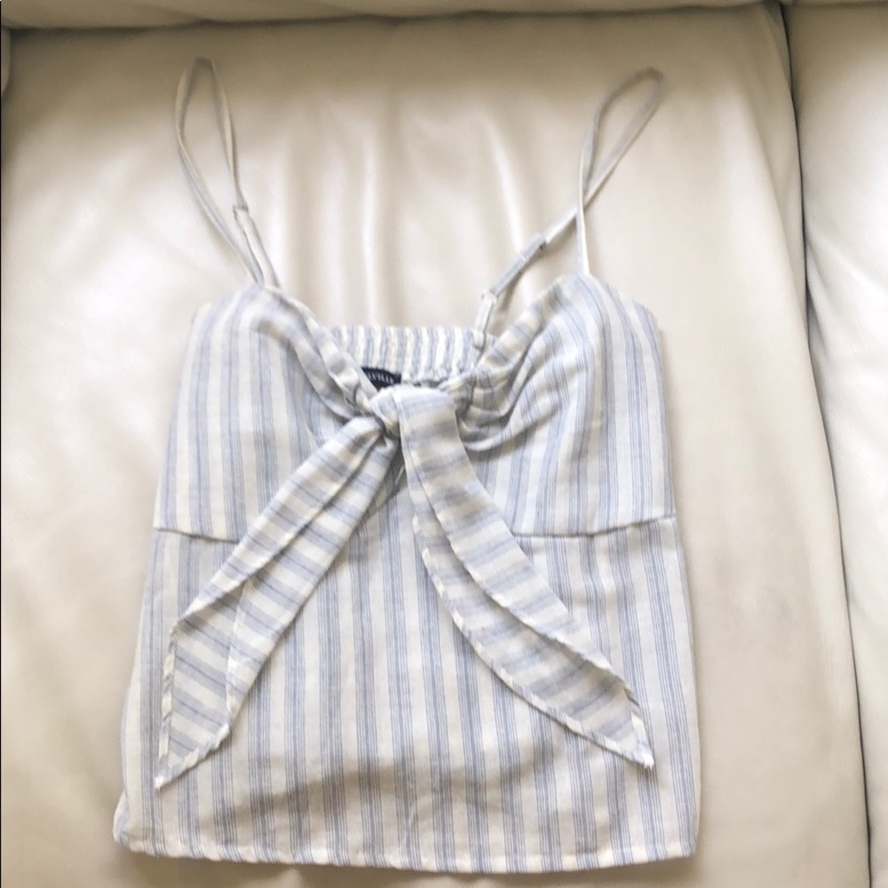 Brandy Melville Tie Front Tank